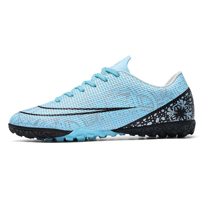 Low top football shoes boys and girls long nail sneakers soccer