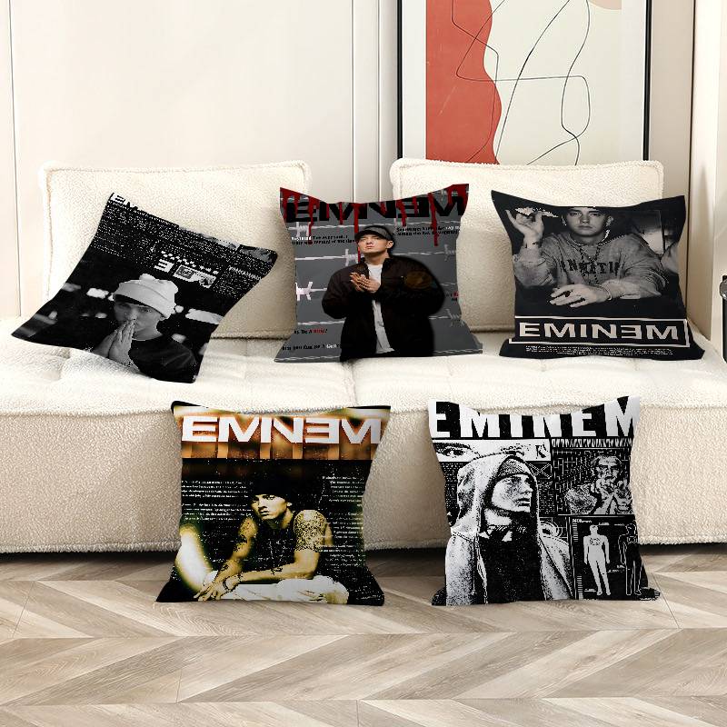 Rapper Singer E-Eminem Pillow Cushion Cover Pillowcase Living Room Sofa Home Decor Customized