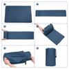 Inflatable Double Sleeping Pad Extra Thick 5 Inch Sleeping Pad Mat Air Mattress with Built In Pump for Camping