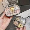 1Pc Compartment Sealed Storage Box Moisture-proof Jewelry Sealed Organizer Transparent Portable Compartment Sealed Pill Box