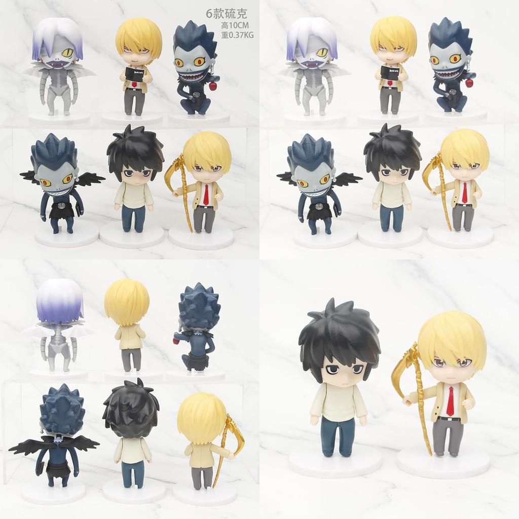 Death Note Zestaw Figurek Akcji Szczegółowe Modele PCV z L Light Ryuk Rem Kolekcjonerskie Figurki