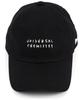 Yunibeosyeolkemiseuteuli Front Logo Cotton Black Ballcap
