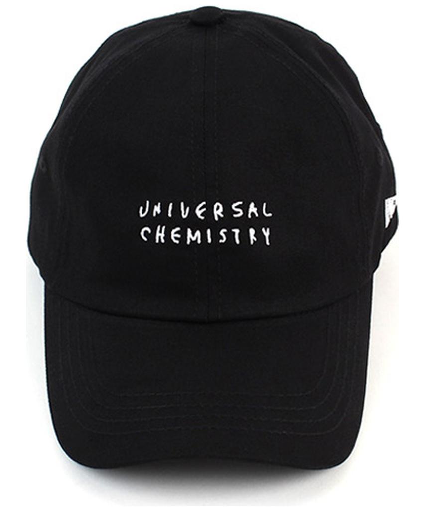 Yunibeosyeolkemiseuteuli Front Logo Cotton Black Ballcap