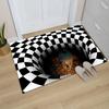 3D Optical Illusion Vortex Carpet - Bedroom & Living Room Floor Mat