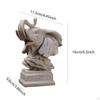 Animal Figurine Centerpiece for Indoor Display Resin Craft Living Room