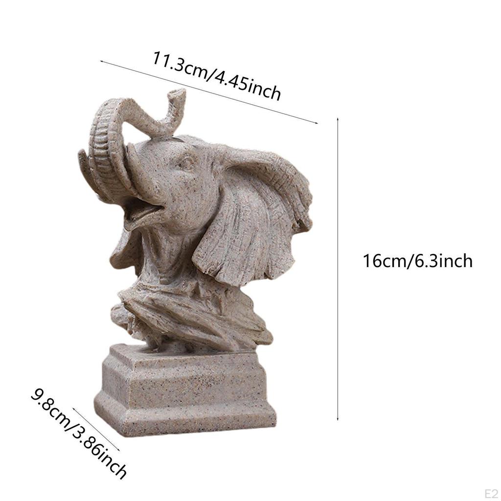 Animal Figurine Centerpiece for Indoor Display Resin Craft Living Room