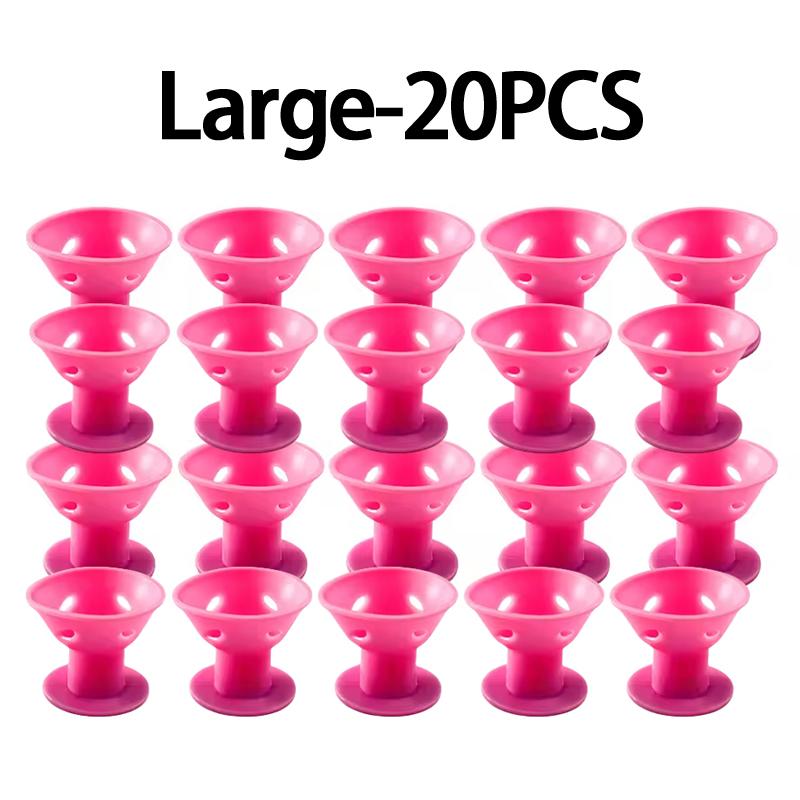 10/20PCS Mushroom Bell Curler Sleeping Curl Perm Free Curl Artifact Heatless Hair Roller Curler