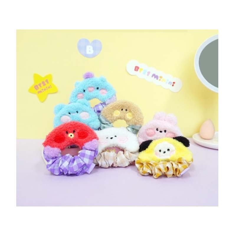 BTS BT21Oficiální Minini Gumička do vlasů Páska Vázanka Kpop Čelenka
