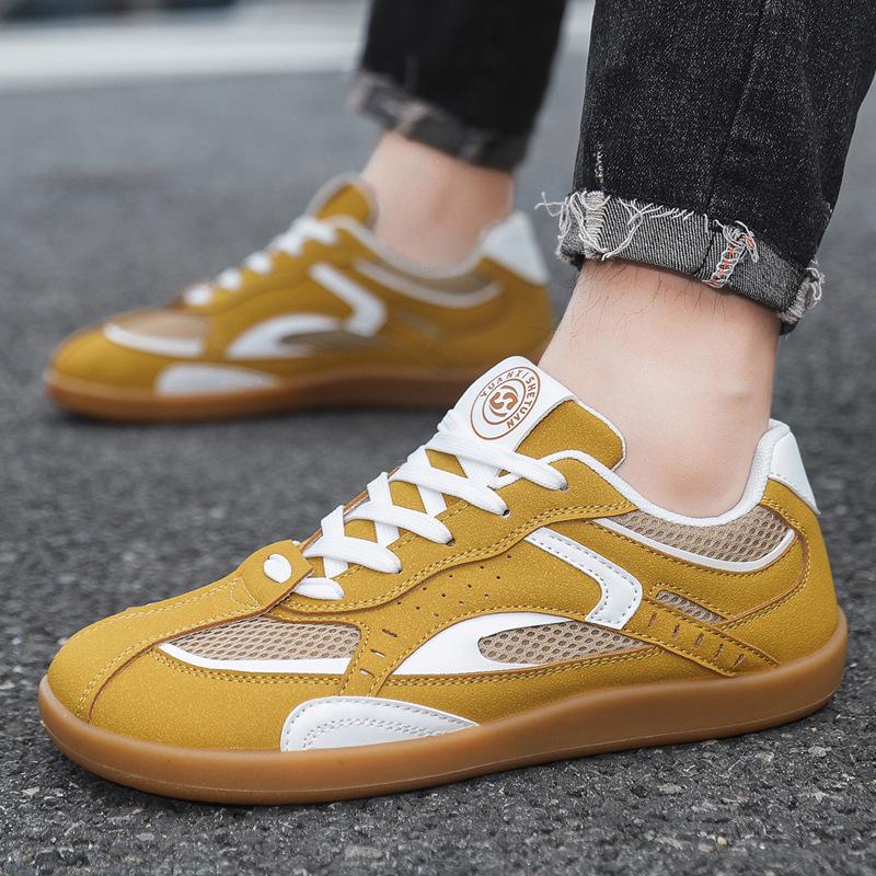 

Men s Autumn Breathable Casual Shoes 2026 New Outdoor Trend Non Slip Sneakers Lightweight Comfortable Cross Tied Running Shoes 38 хакі