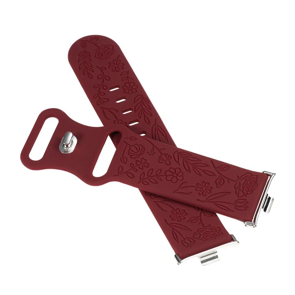 New Carving Strap for Redmi Watch 4 Magnetic Silicone Band for Xiaomi Mi Band 8 Pro 9 Pro Smartwatch Bracelet Accessories Correa