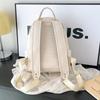 New Korean Version of Versatile Large Capacity Backpack Simple Texture College Student Schoolbag Travel Backpack