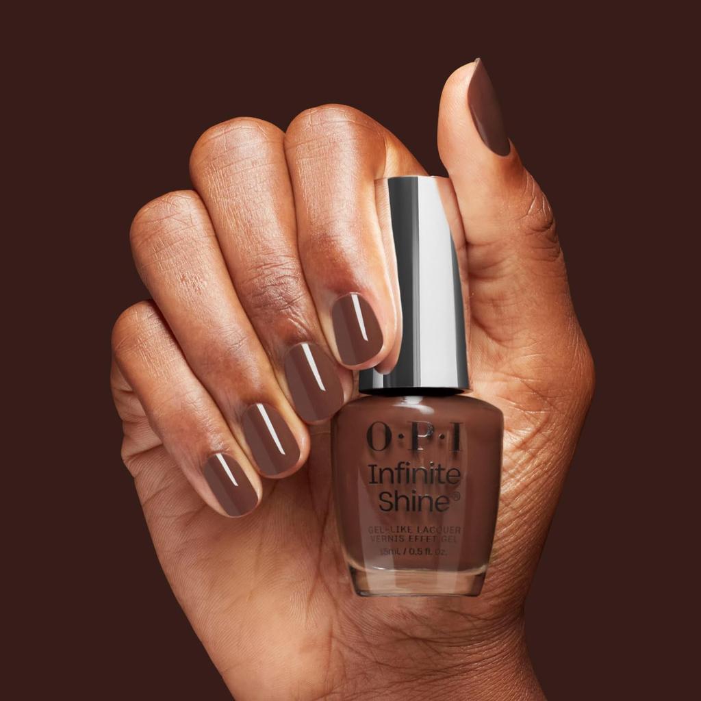 OPI Nail Brown 15mL Shine Perfect As a Gift Fast-Drying Polish, Long-Lasting Gel-Like Shine, Cream, (Infinite ISL191) -