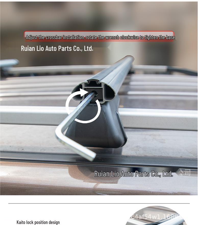 Off-Road Aluminum Alloy Roof Rack with Cross Bars for Cars and Travel