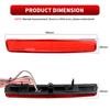 2Pcs LED Car Rear Bumper Reflector Light for 2012-2017 Toyota Prius V For 2014-2016 Scion tC Fog Warning Light Accessories
