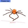 Plush Halloween Hair Clip Spiders Role Play Accessory with Spiders Legs and Clip On Hold for Party Photos and Costume Wear