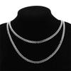 Hip Hop 4mm Curb Cuban Link Chains Gold Silver Color Stainless Steel Chain Necklaces For Men Women Vintage Jewelry Gift 2025