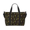 Antiker Ägyptischer Ankh-Kreuz Schädel Reise-Duffelbag Faltbar Leicht Wasserdicht Weekender Übernachtungstaschen Sport-Fitnessstudio-Yoga-Tasche
