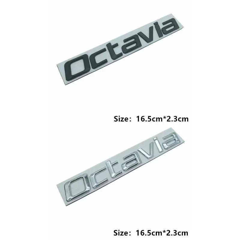 AHUQ1 Letter Stickers for SKODA 4x4 Logo Karoq Kamiq Kodiaq Superb Octavia A7 Tour Rapid Yeti Car Rear Trunk Emblem Badge Accessories