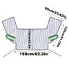 Sunshade For Car Windshield UV Protection And Heat Reflector Thickened Easy Setup Sun Cover For Car Windshield Keep Your Vehicle