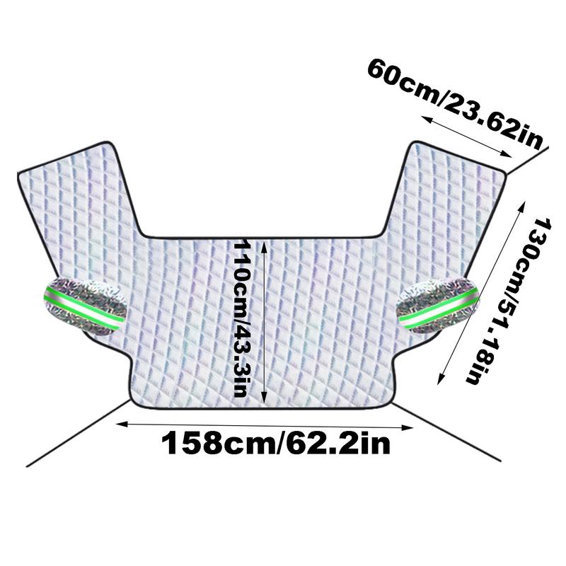 Sunshade For Car Windshield UV Protection And Heat Reflector Thickened Easy Setup Sun Cover For Car Windshield Keep Your Vehicle