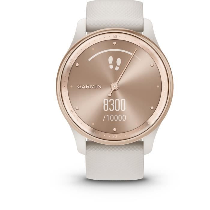 GARMIN Vivomove Trend Montre Connectée - Silicone - Ecru WW