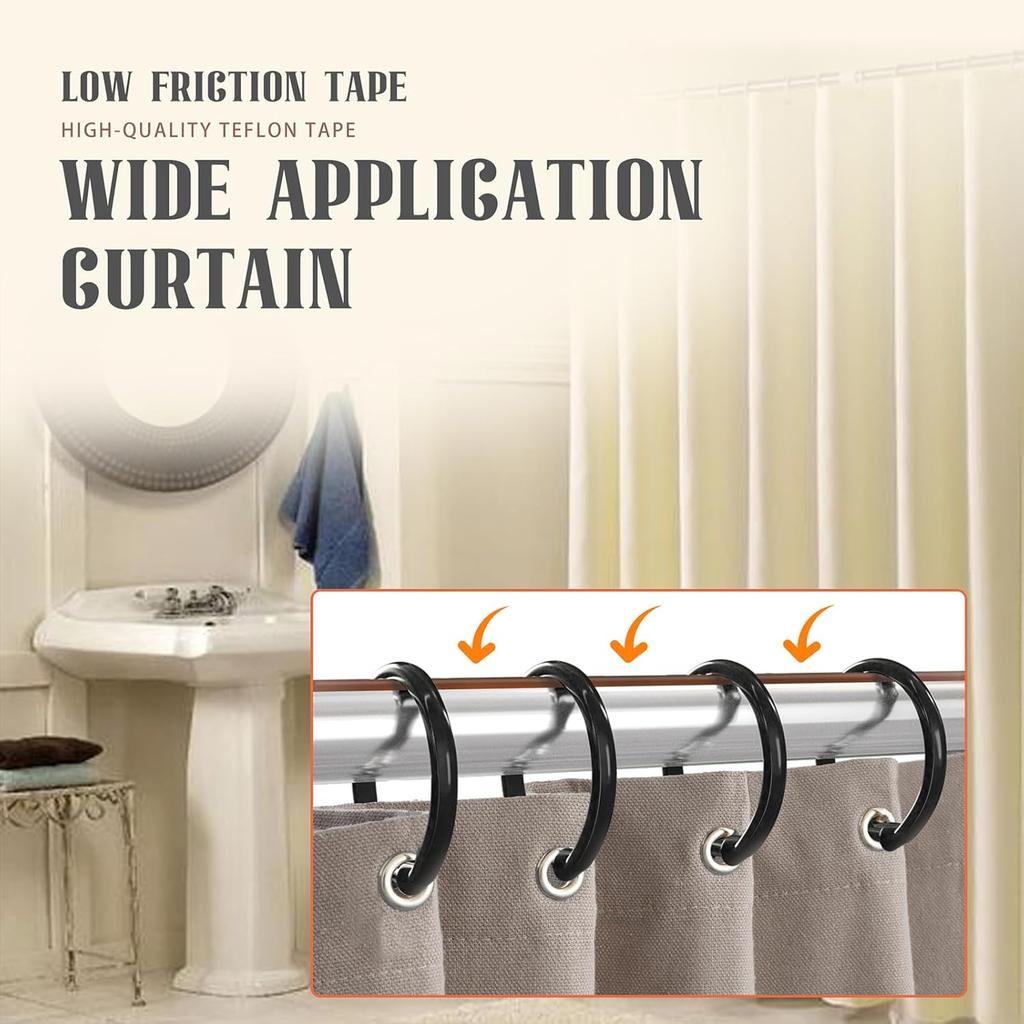 High Temperature Resistance Tape 300 Degrees PTFE Cloth Heat Insulation Adhesive Sealing Tape Cloth 10M Length