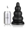 S/M/L/XL Tower Anal Plug Liquid Silicone Huge Butt Plug With Suction Cup Big Fisting Anal Dilation Prostate Massage Anal Sex Toy