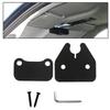 Front Sun Visor Clip ABS Black Sun Shade Blocker Clip For Dodge Ram 1500 Truck -