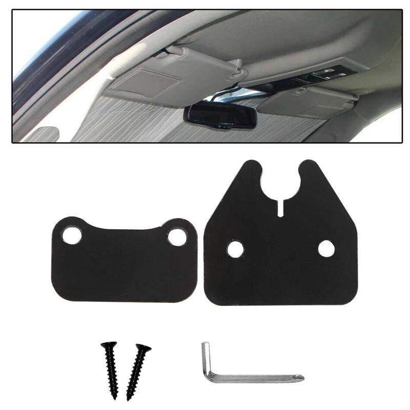Front Sun Visor Clip ABS Black Sun Shade Blocker Clip For Dodge Ram 1500 Truck -