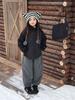 Yuchen Girls' Winter Velvet Sports Pants 2025 – Warm Cuffed Sweatpants for Kids