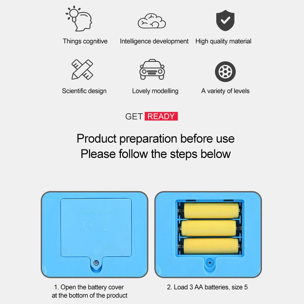 Racing Adventure Game Console with Wheel Simulation Sound Birthday Gift for Kids Adults