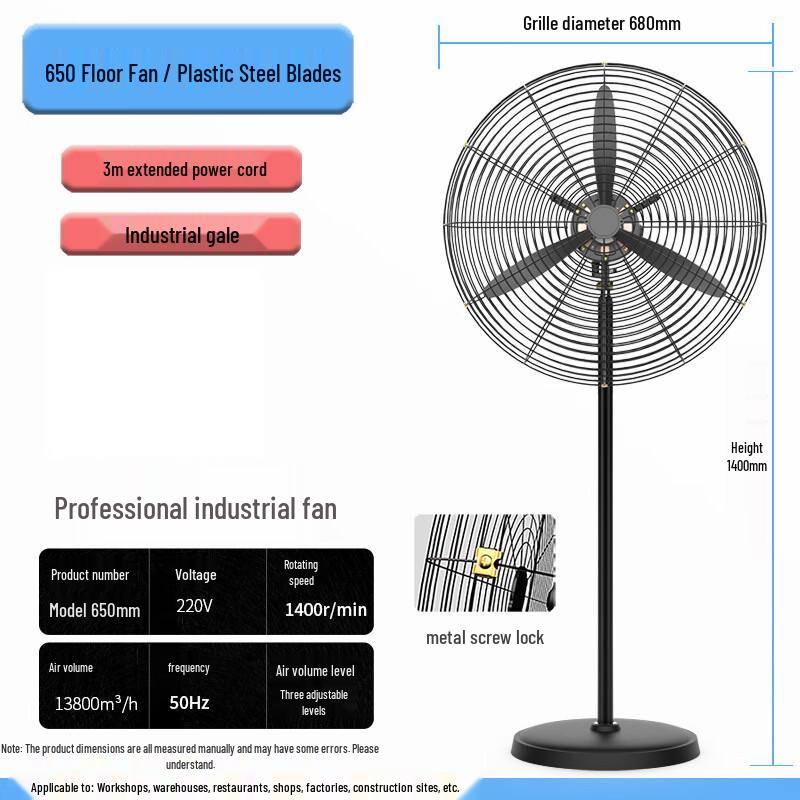 Taoli Industrial Floor & Wall Fan