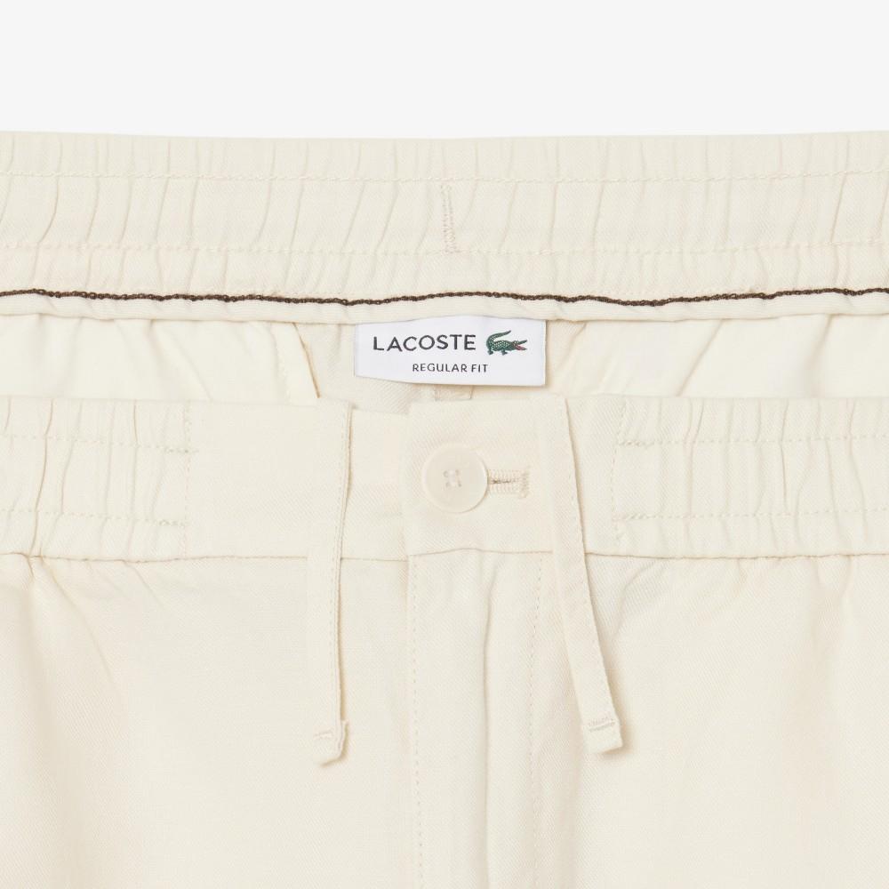 Lacoste Men's Linen Blend Banded Shorts GH2628-56G056