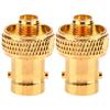2PCS BNC Female To SMA Female Connector Adapter Antenna Adapter BNC Female To SMA Female Convert Adapter Connector