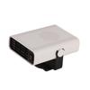 Car Heater 360 Degree Rotating Quick Heating Portable Cigarette Lighter Defogger Defroster for Truck 24V White