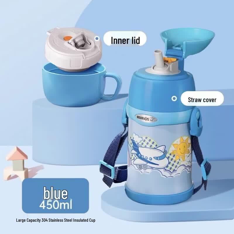 

Zojirushi Kids 450ml Insulated Water Bottle with Dual Lids