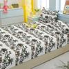 1 Lenzuolo con angoli opaco stampato con fiori, piante, animali, Copriletto stampato per camera da letto, Biancheria da letto (Federe escluse)
