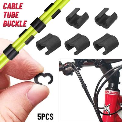 Line Pipe Bike Parts Housing Fixed Device Cycling Accessories Wire Tubes Clamp Cable Tube Buckle