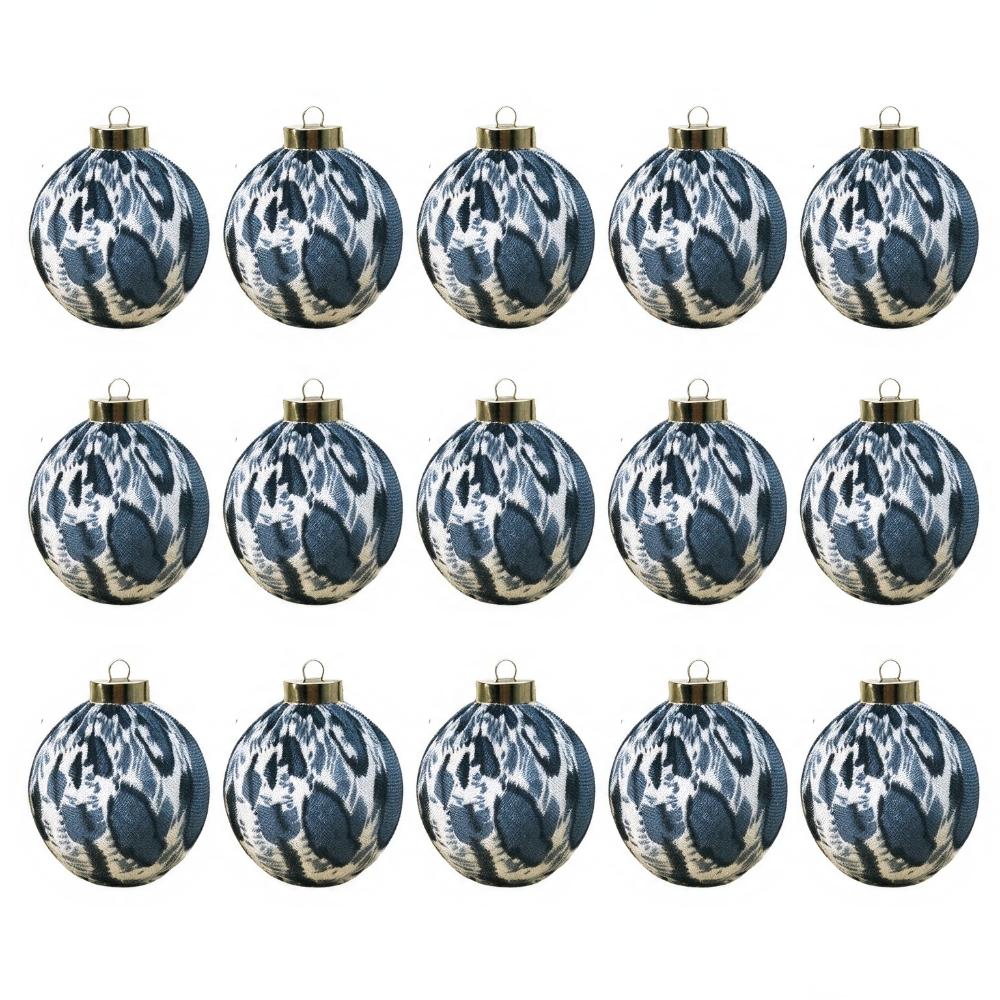 15PCS Plastic Christmas Decoration Pendant Plush Xmas Tree Hanging Pendants Christmas Tree