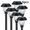 12Pack Solar Light Outdoor Waterproof Auto On/Off Solar Outside LED Lights for Yard Garden Path Walkway Driveway and Lawn