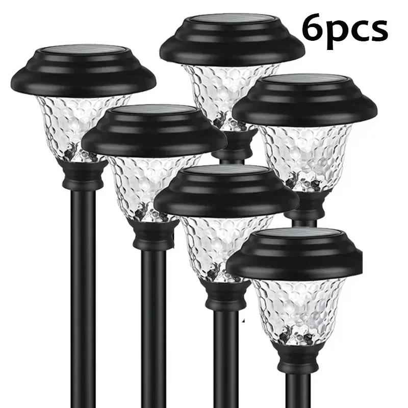12Pack Solar Light Outdoor Waterproof Auto On/Off Solar Outside LED Lights for Yard Garden Path Walkway Driveway and Lawn