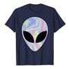Alien Head TShirt Colorful AlienUfo Rave Tee Y2k Top I Want To Believe Graphic Outfits Funny Believers In Life On Mars Clothes