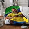 1pc Neymar15 Blanket, Gift, for Men and Women, Soft Blanket, Good for Sofa Bed Couch Travel, Lightweight Flannel Blanket