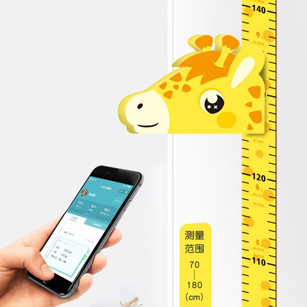 Self-adhesive Height Measuring Ruler Animal Magnetic Wall Sticker for Children