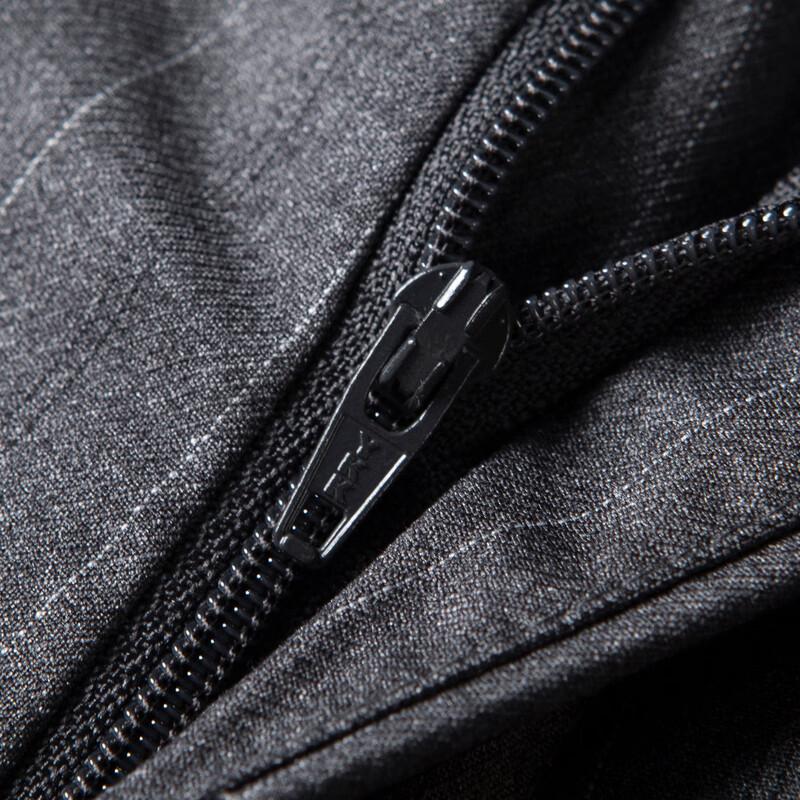 MONTAGUT Men's Lightweight Business Striped Straight-Leg Dress Pants