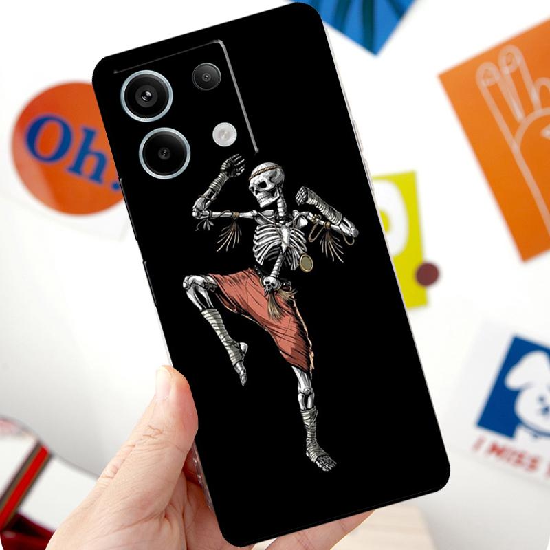 Muay Thai Fight Boxing Funda For Xiaomi Redmi Note 14 Pro 10 11 12 13 Pro 11S 12S Case For Redmi 15 14C 12C 10C 13C