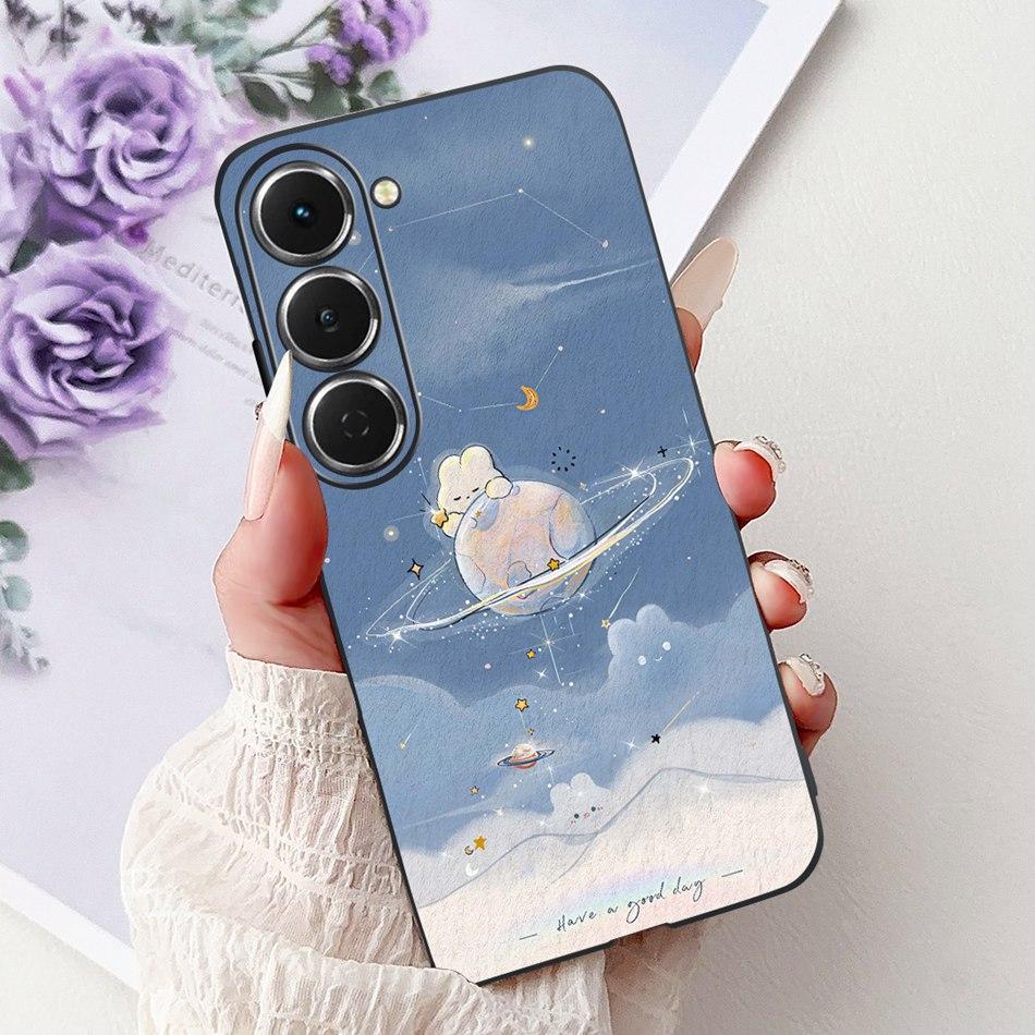 For Tecno Spark 40 Pro / 40 Pro+ Elegant Floral Butterfly Phone Case For Tecno Spark 40Pro Plus KM6 KM7 Soft Silicone TPU Cases