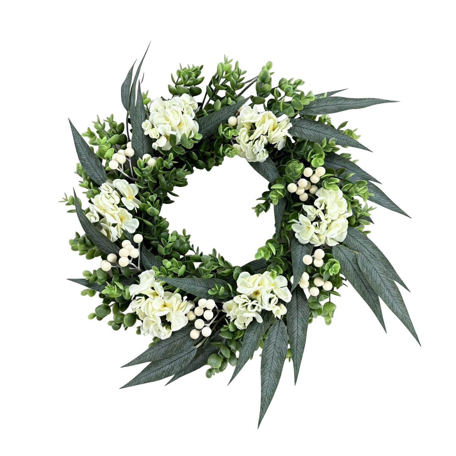 

Spring And Summer Wicker Flower Wreaths Artificial Floral Wreaths Home Decor And Wedding Accessories One Size зелёный