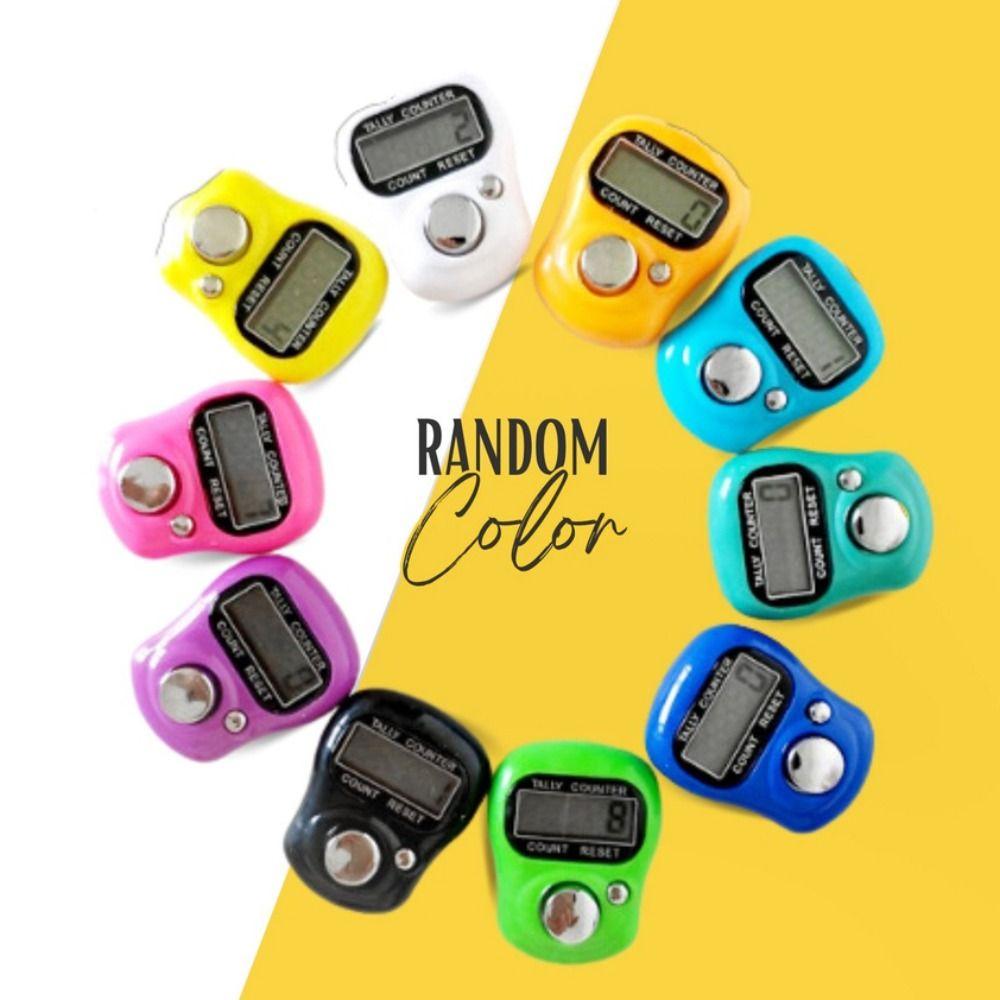 

Случайный цвет, счетчик колец на палец, пластиковый Будда, молитва, портативное плетение, вязание