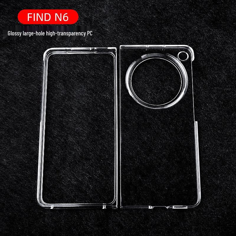 Magnetic Anti-Drop Transparent Case for OPPO Find N6 Foldable